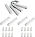 Aoje-Link MC-58 NC Wired Magnetic Switch Door Window Reed Switch Micro Alarm Magnetic Contact Security (4pcs)