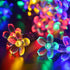 Joomer 50LED 8 Outdoor Solar String Lights, Flower String Lights, Cherry Blossoms String Light Modes Memory Function