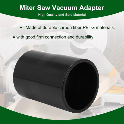 Miter Saw Vacuum Adapter for Dewalt, Dust Collection Adapter Compatible with DEWALT DWS715 DWS713 DW715 DWS716 DWS779