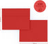 Red 5x7 Envelopes 100 Pack - Goefun A7 Self Seal Printable Envelopes for Invitations