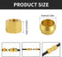 MuHize Compression Tube Fitting, Upgraded 3/16" High Pressure Compression Union, Pack of 8 for Industrial Use