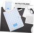 Portable File Holder Binder Folder, Blue, A6, A4, Easy to Use, Organizes Paper