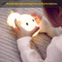Myratts Dimmable Led Cute Dog Night Light, Nursery Puppy Kawaii Lamps, Super Squishy Silicone USB Rechargeable Touch
