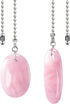 LFERS LEFERS Ceiling Fan Pull Chain, 2 Pieces Natural Gemstone Pendants with 12"