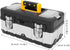 Toolbox TEHAUX Stainless Steel Tool Storage Case Dual-Layer Design Portable for Mechanics and Electricians Heavy-Duty