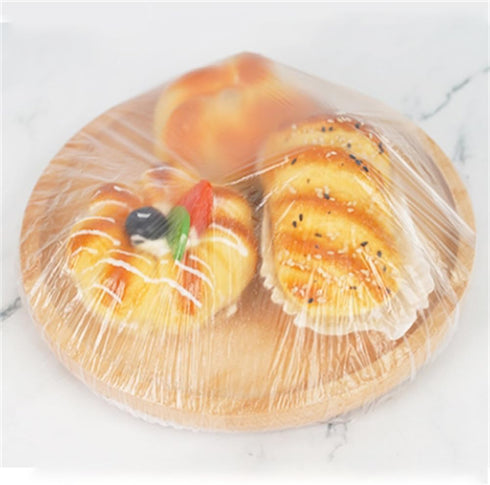 EYAKEG 100pcs Fresh Keeping Bags, Food Covers, Reusable Elastic Food Storage Covers, Plastic Sealing Elastic Stretch