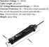 2-24V 5m allsun Automotive Electrical Tester with Voltage Display, Digital Circuit Test Tool, Power Short Finder Probe