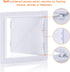 Suteck Plastic Access Panel for Drywall Ceiling, 10 x 10 Inch Reinforced Plumbing Wall Access Doors Removable Hinged