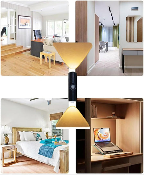 SXZUIAL Dimming, Rechargeable Smart LED Motion Sensor Ambient Light, Punch-Free Color Changing Motion Sensor Light, RGB