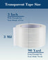Lichamp Heavy Duty Packing Tape 12 Rolls, Wide 3 in. x 90 Yd., 3 Mil Thick Clear Commercial Grade Packaging Tape for