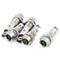 uxcell 5Pcs AC/DC 24V Green LED Metal Indicator Pilot Dash Light Signal Lamp