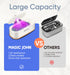 3 47Khz 12oz MAGIC JOHN Ultrasonic Cleaner, Modes Professional Ultrasonic Jewelry Cleaner, Ultrasonic Retainer Cleaner