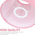 6.29 Inch Totority Polka Dot Cloth Lampshade Round Small Lamp Cover Soft Light Diffuser for Bedside Floor Wall Lamps