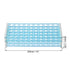 uxcell Detachable Polypropylene Test Tube Holder Rack 50 Hole for 13-16mm Tubes Light Blue 2Pcs