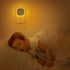 Dimmable 1-50 (4 Pack) AUVON Plug-in LED Backlit Night Light with Motion Sensor & Dusk to Dawn Sensor, Amber Nightlight