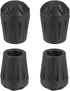uxcell 4Pcs Camping Chair Foot Covers, 0.51 Inch Plastic Table Legs Feet