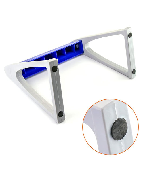 QWORK Lab Pipettor Stand, Plastic Polymer Holder for Up to 6 Micropipettes