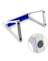 QWORK Lab Pipettor Stand, Plastic Polymer Holder for Up to 6 Micropipettes