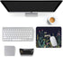 Mouse Pad - Square Nature Style Anti-Slip Rubber Mousepad with Stitched Edges for Gaming and Office