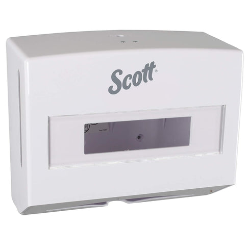 (09214), Scott Professional Scottfold Compact Paper Towel Dispenser Small Towel Dispenser, White