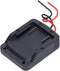 18V Adaptor Electric Cordless Tool Battery Packs, ABS Charger Base for Metabo
