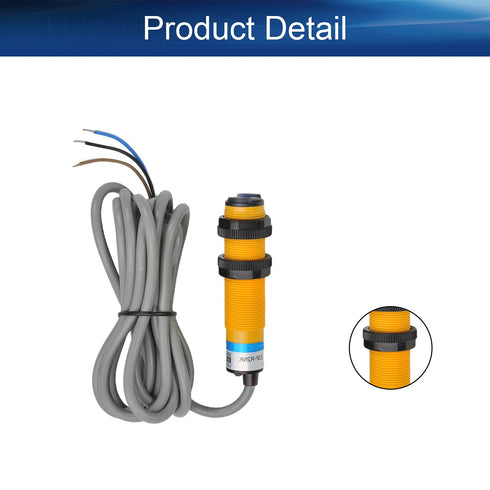 Heyiarbeit E3F-R2NK Photoelectric Sensor Switch 200MA Detection Distance 2M 3 Wires 1pcs
