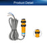 Heyiarbeit E3F-R2NK Photoelectric Sensor Switch 200MA Detection Distance 2M 3 Wires 1pcs