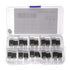 50pcs IRF Series Mosfet Transistors Assortment Kit, Including IRFZ44, IRF510, IRF520, IRF530, IRF540, IRF640, IRF740,