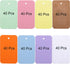 Primbeeks 8 Pack 320 2.2 3.5 Inches Multicolor Index Cards with Binding Rings, Sheets x Flash Cards, Double-sided