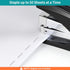 Ergonomic Portable Handheld Stapler for Desk, 50 Sheet Capacity, Built-in Staple Remover, Heavy Duty, Space Saving Size