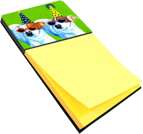 Caroline's Treasures Party Animals Jack Russell Terriers Sticky Note Holder, Multicolor (AMB1441SN)