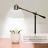 4pcs Set Uonlytech Plastic Horseshoe Lamp Shades Floor Lamp Shade White Replacement Bowl for Table