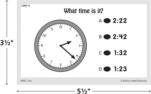 Teacher Created Resources Power Pen Learning Cards, Time, Medium