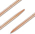 Outus 30 Pcs Rose Gold Ballpoint Pens, Slim Metallic Retractable Lightweight Pens Set for Wedding Guest Book Gift