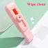 M&G 4+1 Pack Rubber Pink Erasers, Sliding Retractable Eraser, Soft Cute Push Pull Large Pencil Erasers