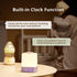 4000mAh Dimmable, 3 Lyridz LED Nursery Night Light with Clock, Portable Breastfeeding Table Lamp for Baby with Remote