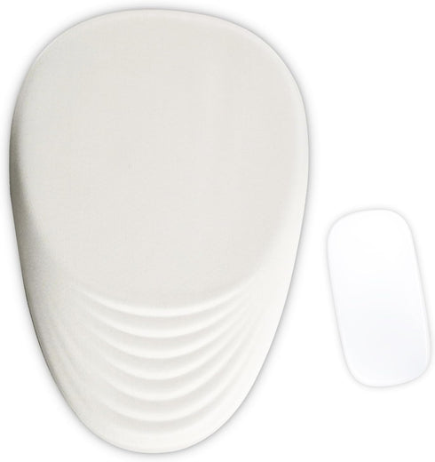 Ergonomic Mouse Pad with Wrist Support, Entire Memory Foam Mouse Pad with Non-Slip Base for Pain Relief