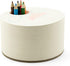 Three by Three Seattle jOTBLOCK Full-Circle Chunky Sketchpad: With 6 Colored Pencils for Memos, Notes, Drawings, Letters & Office (380 Pages) by Three by Three