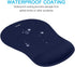 TECKNET Ergonomic Gaming Mouse Pad with Wrist Support, Comfortable Portable Mousepad for Computer, Blue