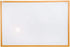 Floortex Viztex Lacquered Steel Magnetic Dry Erase Board, 24" x 18", Oak Effect Surround