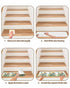 BOHOOSKYLAR Summer 4 8"x30" Bird of Paradise Stair Treads Tropical Plant Indoor Non Slip Peel and Stick Stair Treads