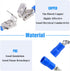 Glarks 100pcs 16-14 Gauge Semi Insulated Piggy Back Spade Electrical Connectors, Quick Splice Crimp Terminals