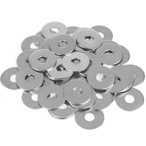50 Pieces 5/16" Stainless Flat Washers, 1" Outside Diameter, 0.055" Thickness, 304 Stainless Steel