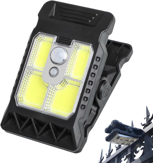 Generic Setup Solar Clip Lights Motion Activated Outdoor Fixtures, Patio Fence Clip-On Solar Lamps | Weatherproof