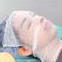 esowemsn 50pcs Disposable Gauze Facial Mask Soft Facial Mesh Sheet for Home DIY Facial Mask Salon Spa, White