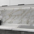 White Marble Peel and Stick Wallpaper - 16" 118" Granite Contact Paper, Self Adhesive Waterproof for Furniture