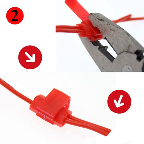 AKOAK 50 Pack 12-10 Gauge Yellow Double Run Solderless Wire Connectors, Quick Splice Electrical Wire Splice Connectors