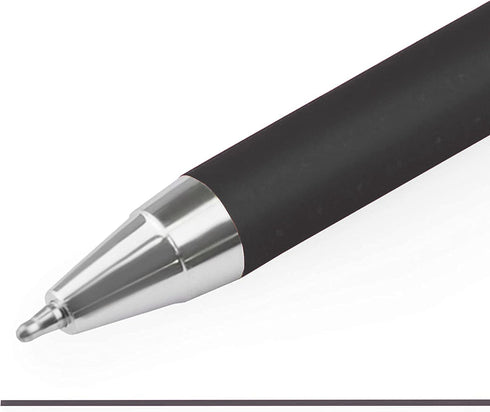 Zebra Classic Z-Grip Flight Ballpoint Pens, 1.2mm, Black & Violet, Pack of 6