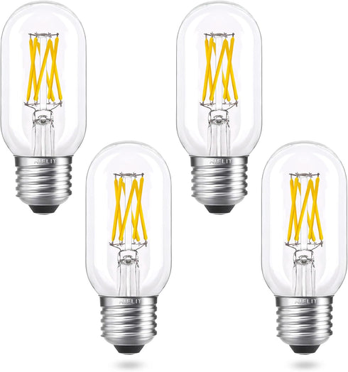 T45/T14 6W E26 LED Tube Bulb 60 Watt Equivalent, Dimmable(0-100%), Soft White