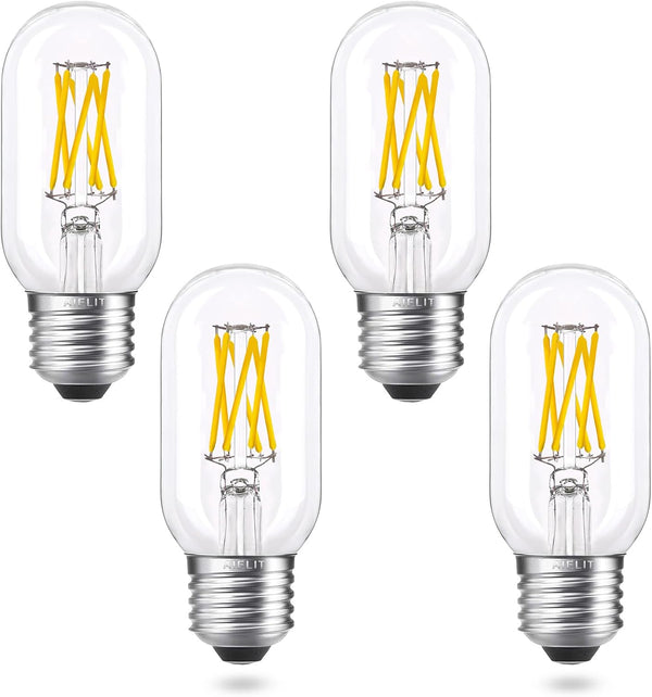 T45/T14 6W E26 LED Tube Bulb 60 Watt Equivalent, Dimmable(0-100%), Soft White